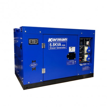 Groupe électrogène Diesel 6,8KVA (Mono  3000tr avec Inverseur) TBL |Sanifer