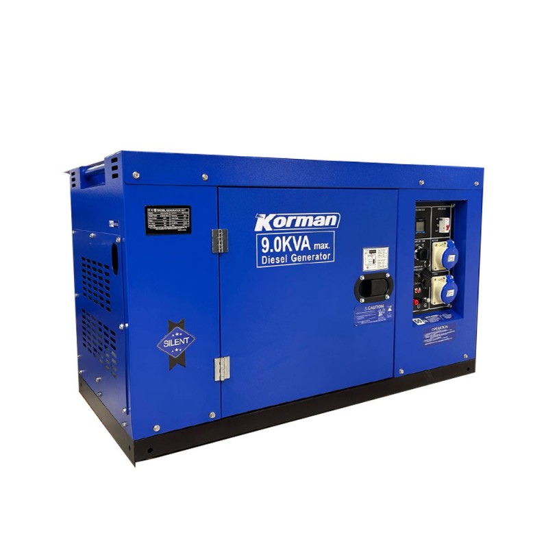 Groupe électrogène Diesel 9,0KVA monophasé 3000tr avec Inverseur TBL |Sanifer