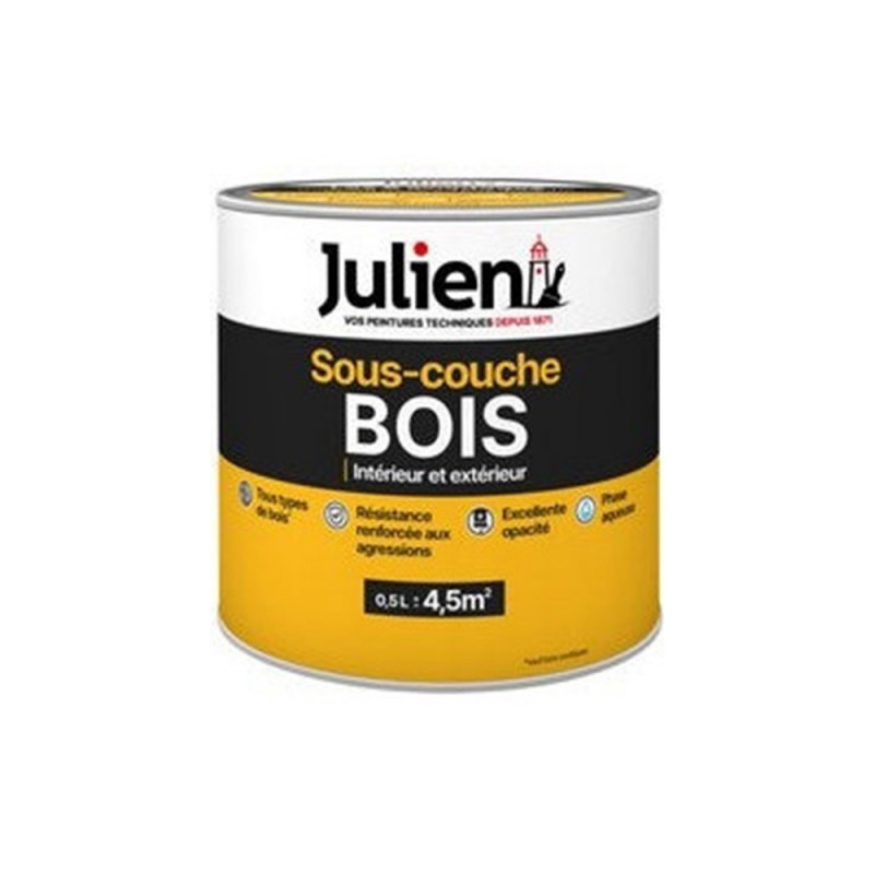 Sous-couche bois interieur et exterieur  JULIEN 0.5 L| Sanifer