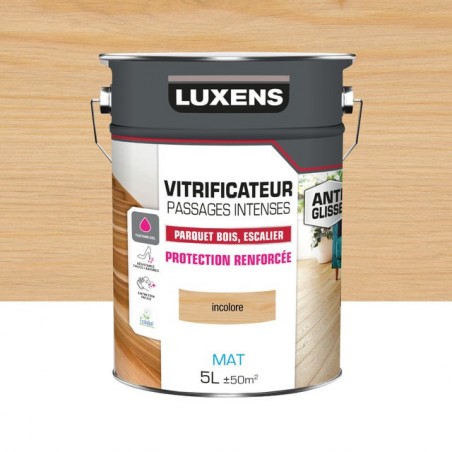 Vitrificateur parquet incolore mat 5L Luxens | Sanifer