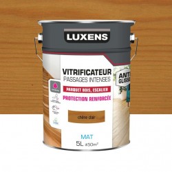 Vitrificateur parquet Passages intenses LUXENS, chêne clair mat, 5 l|Sanifer