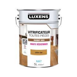 Vitrificateur parquet haute resistance LUXENS, chêne clair mat, 5 l|Sanifer
