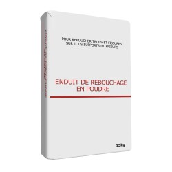 Enduit de rebouchage en poudre 15 kg|Sanifer