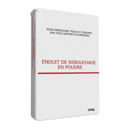 Enduit de rebouchage en poudre 15 kg|Sanifer
