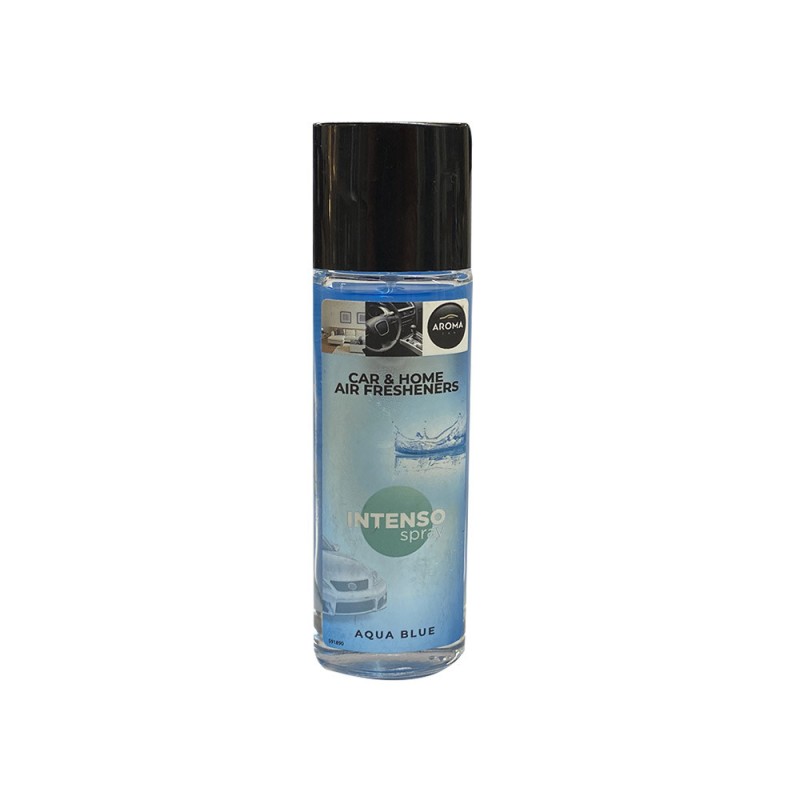 Parfum pour voiture AROMA SPRAY AQUA BLUE INTENSO - 50mL TBL|Sanifer
