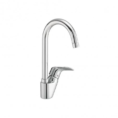 Mitigeur évier chrome H310 mm -Sanifer