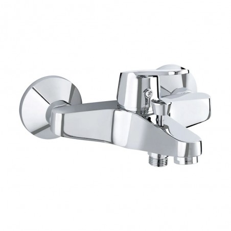 Mitigeur bain et douche monocommande chrome -Sanifer