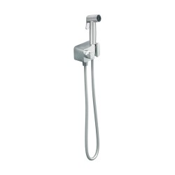 Douchette avec support mural chrome - Sanifer