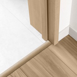 Barre De Seuil Alu 3 En 1, Décor 10 Effet Bois, L.37 Mm X L.83 Cm Artens | Sanifer