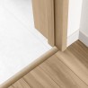 Barre De Seuil Alu 3 En 1, Décor 10 Effet Bois, L.37 Mm X L.83 Cm Artens | Sanifer