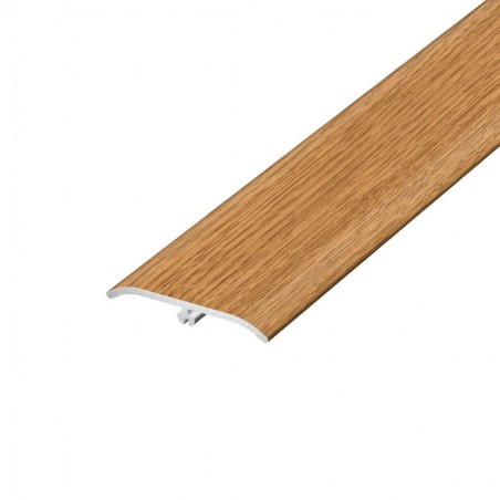 Barre de seuil à fixer avec cheville invisible à coller effet bois830x37mm