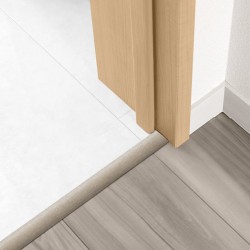 Barre De Seuil à Fixer Avec Cheville Invisible à Coller Effet Bois, L.37 Mm X L | Sanifer