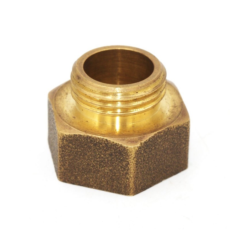 Mamelon laiton réduit mâle femelle 1-4x3-8*