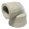 Coude pour gris filet fem D.25mm-3-4
