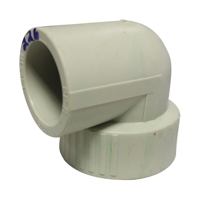 Coude pour femelle fileté diam40 1-1-4F*