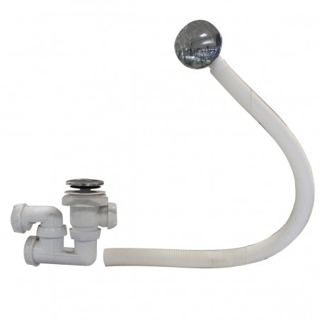 Vidage baignoire quick clac+siphon chrome ref:sp760299*
