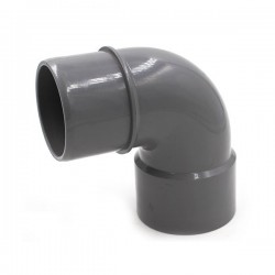 Coude en PVC 87° mâle femelle Ø40 mm