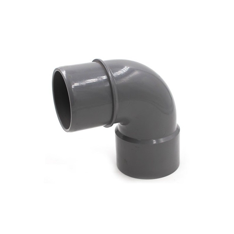 Coude en PVC 87° mâle femelle Ø40 mm