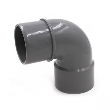 Coude en PVC 87° mâle femelle Ø40 mm