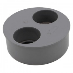 Tampon réduction double operculé PVC 100-40