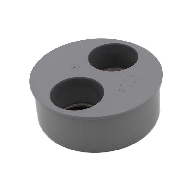 Tampon réduction double operculé PVC 100-40