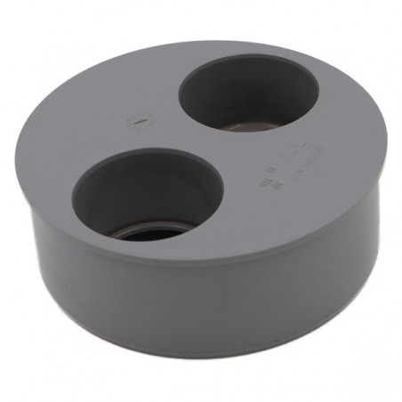Tampon réduction double operculé PVC 100-40