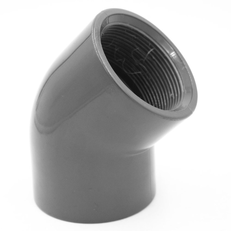 Coude pression 45° taraudé 2