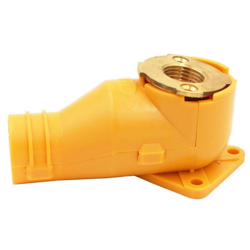 Coude sortie de cloison 20