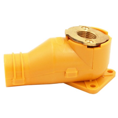 Coude sortie de cloison 20