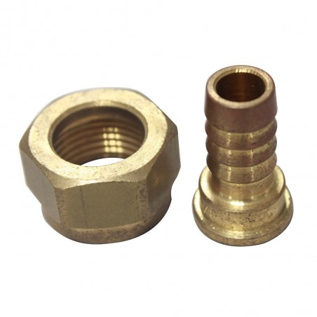 Raccord droit écrou tournant 12x3-8