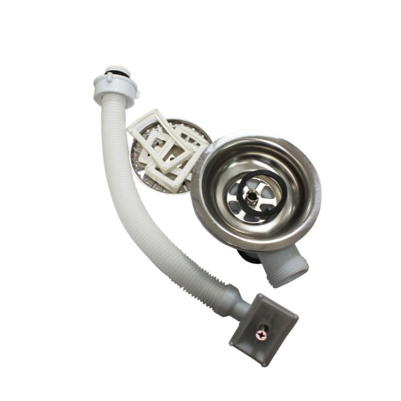 Bonde à panier + tp 50 inox ref 32440001*