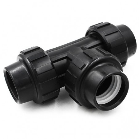 Te à compression 63mm