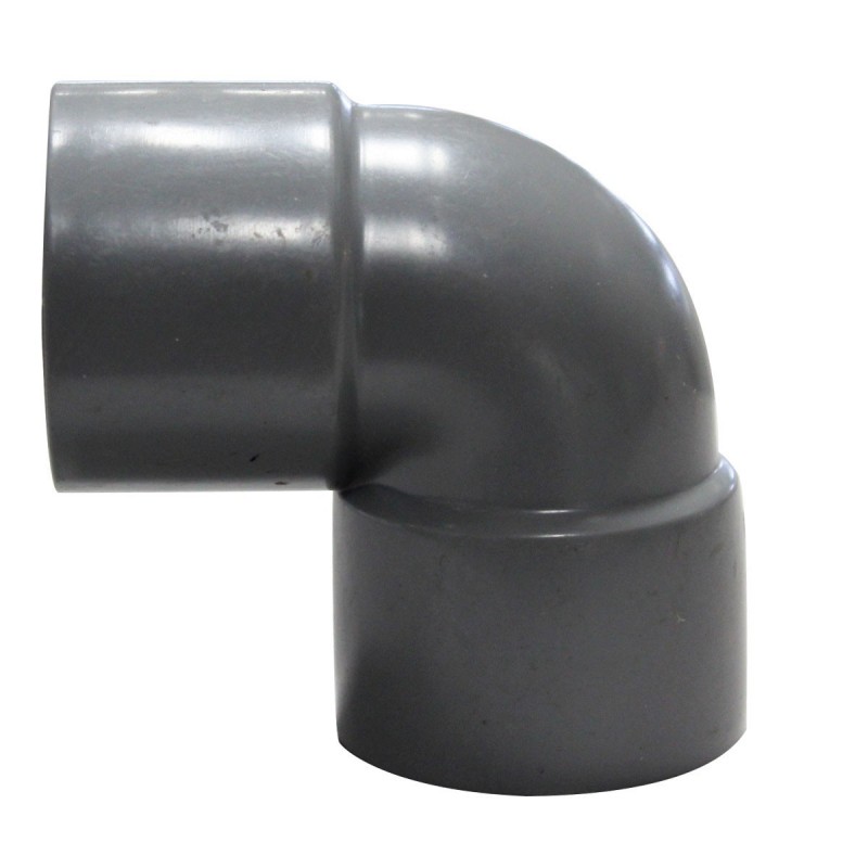 Coude PVC 87° femelle-femelle Ø40mm