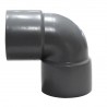 Coude PVC 87° femelle-femelle Ø40mm
