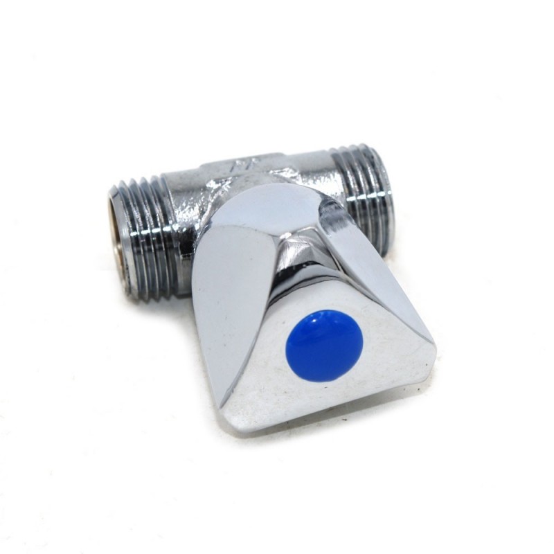 Robinet droit chrome 1-2x1-2 * TBL