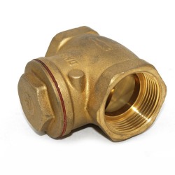 Clapet anti-retour à battant en laiton horizontal 1-2