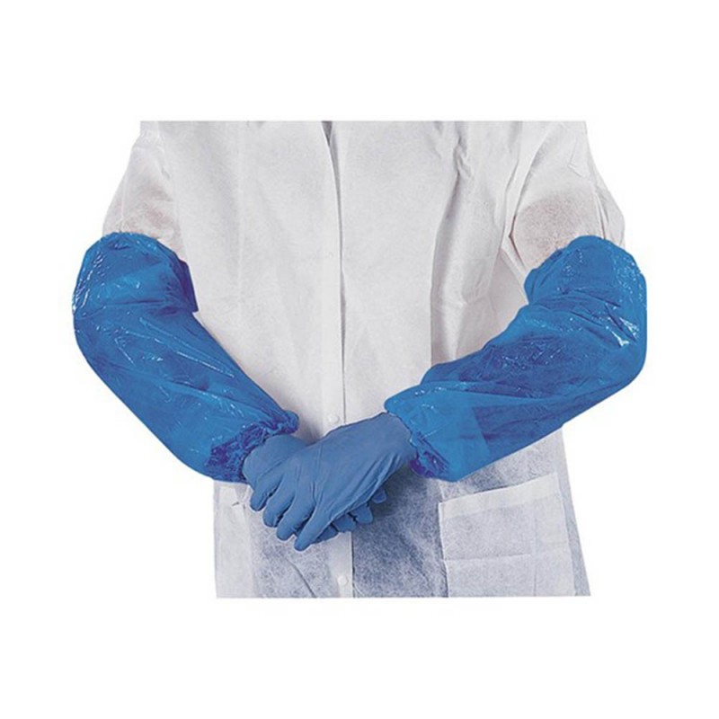 Manchette polyethylène bleu