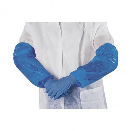 Manchette polyethylène bleu