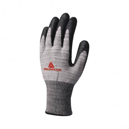 Gants tricot Taeki gris taille 9