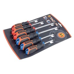 Jeu de 6 tournevis croisés