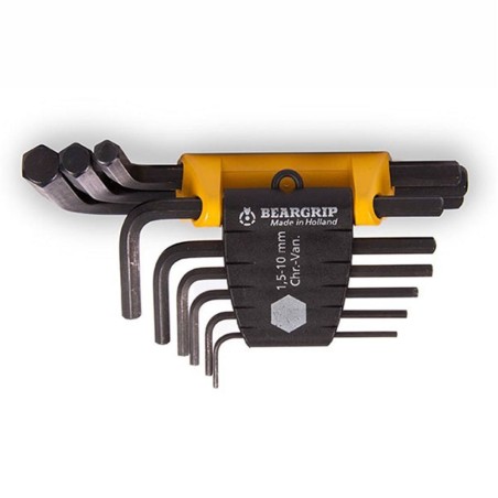 Jeu de 8 clés allen 2 à  10mm