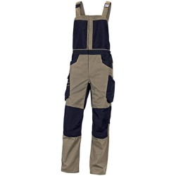 Salopette de travail Machspirit Beige-Noir L