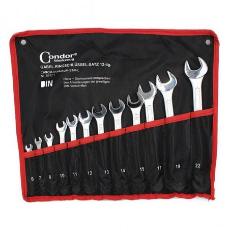 Pochette 12 Clés CV mixtes de 6 à 22MM