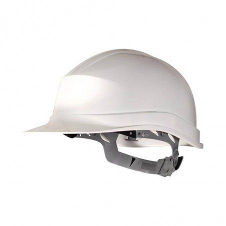 Casque de chantier serrage glissière zircon 1 blanc