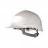 Casque de chantier serrage glissière zircon 1 blanc
