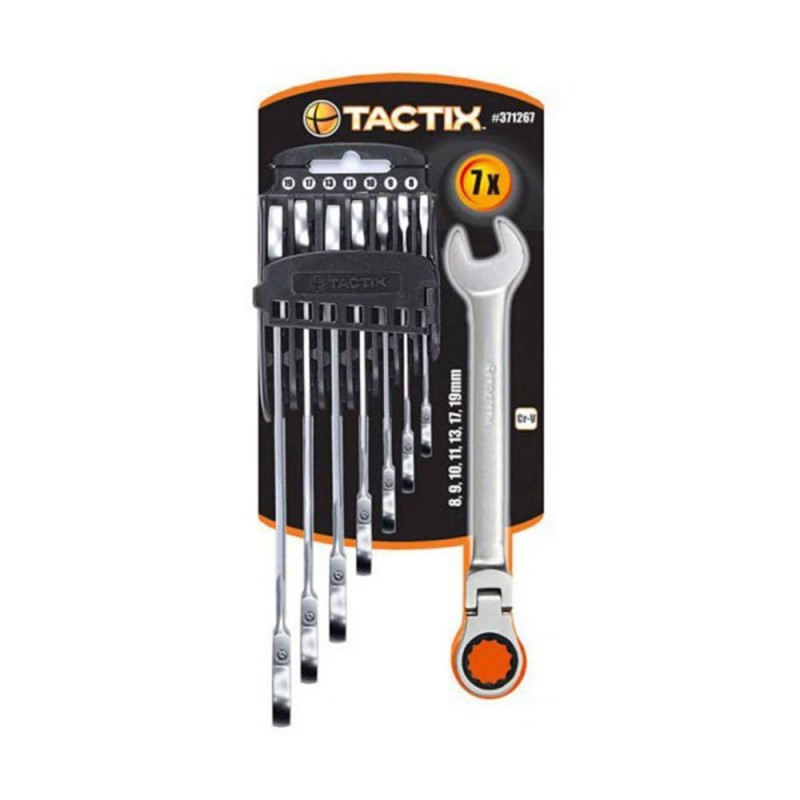 Clé mixte 7pcs à cliquet