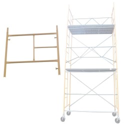 Echelle échafaudage haut 1m