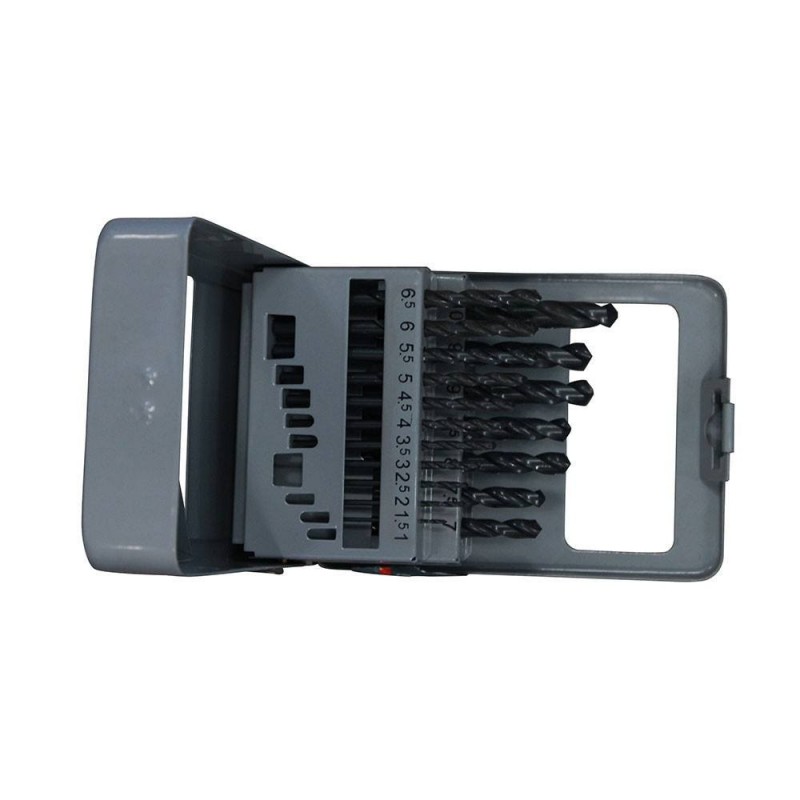 Coffret 19 forets fer D 1à 10mm meulé