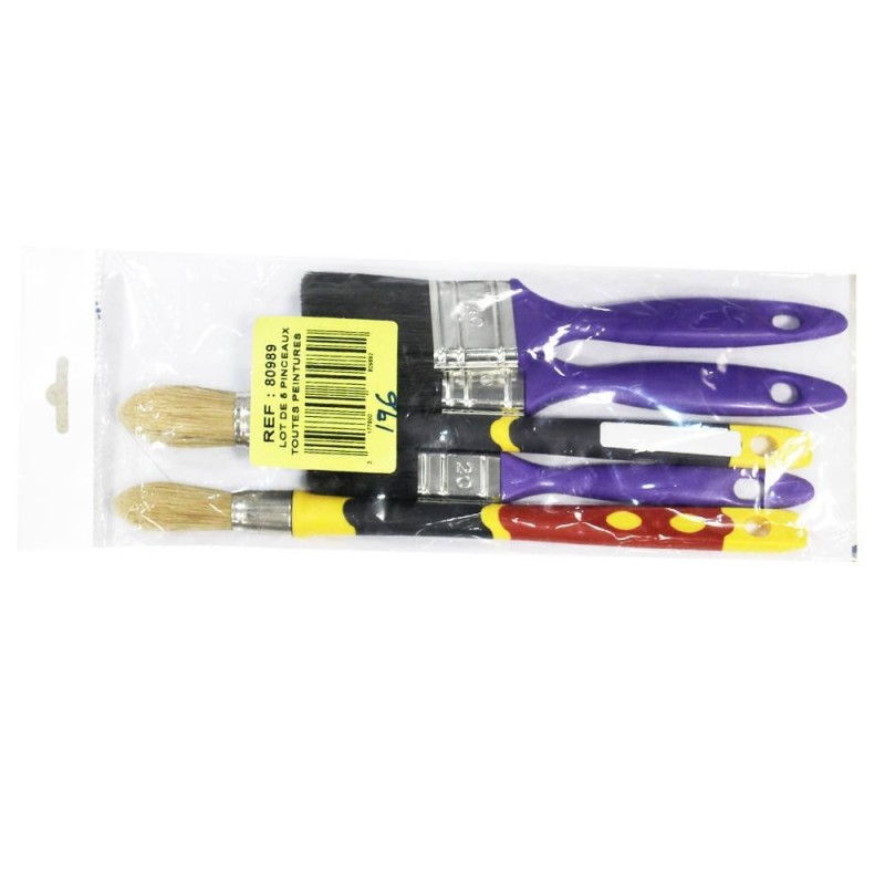 Kit de 5 Pinceau et brossex de peinture -  - meilleure qualité
