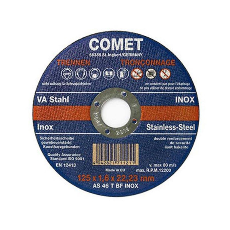 Disque à tronç. inox d125mm (1mm)